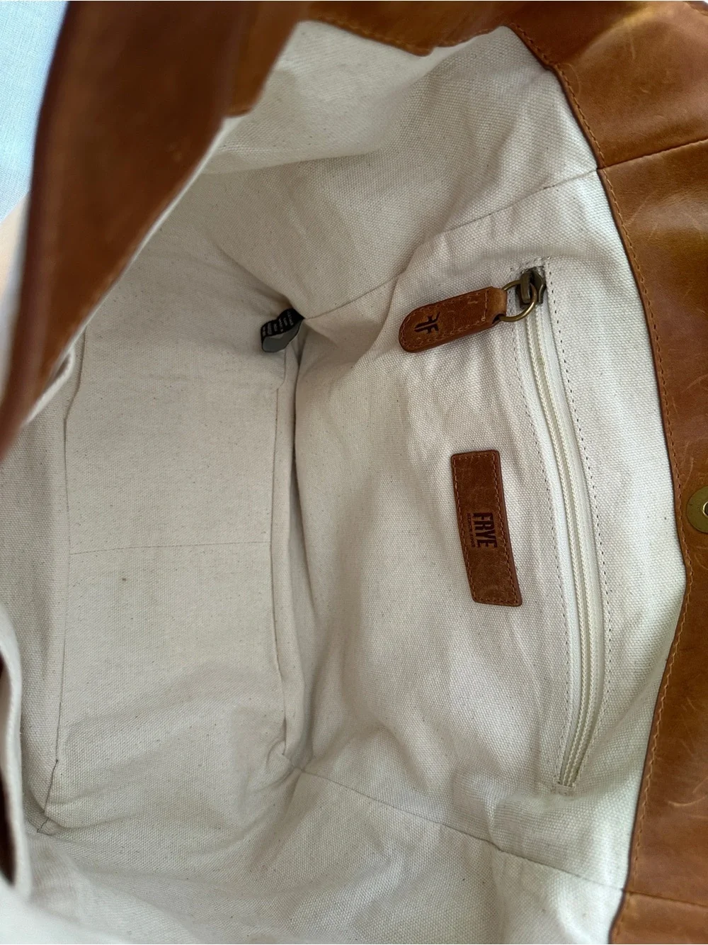 Frye Cognac Leather Hobo Shoulder Bag